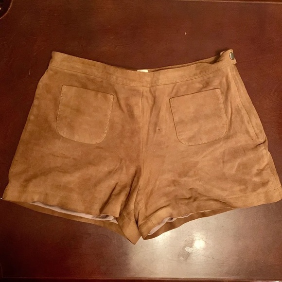 Club Monaco suede shorts Western - Picture 1 of 2